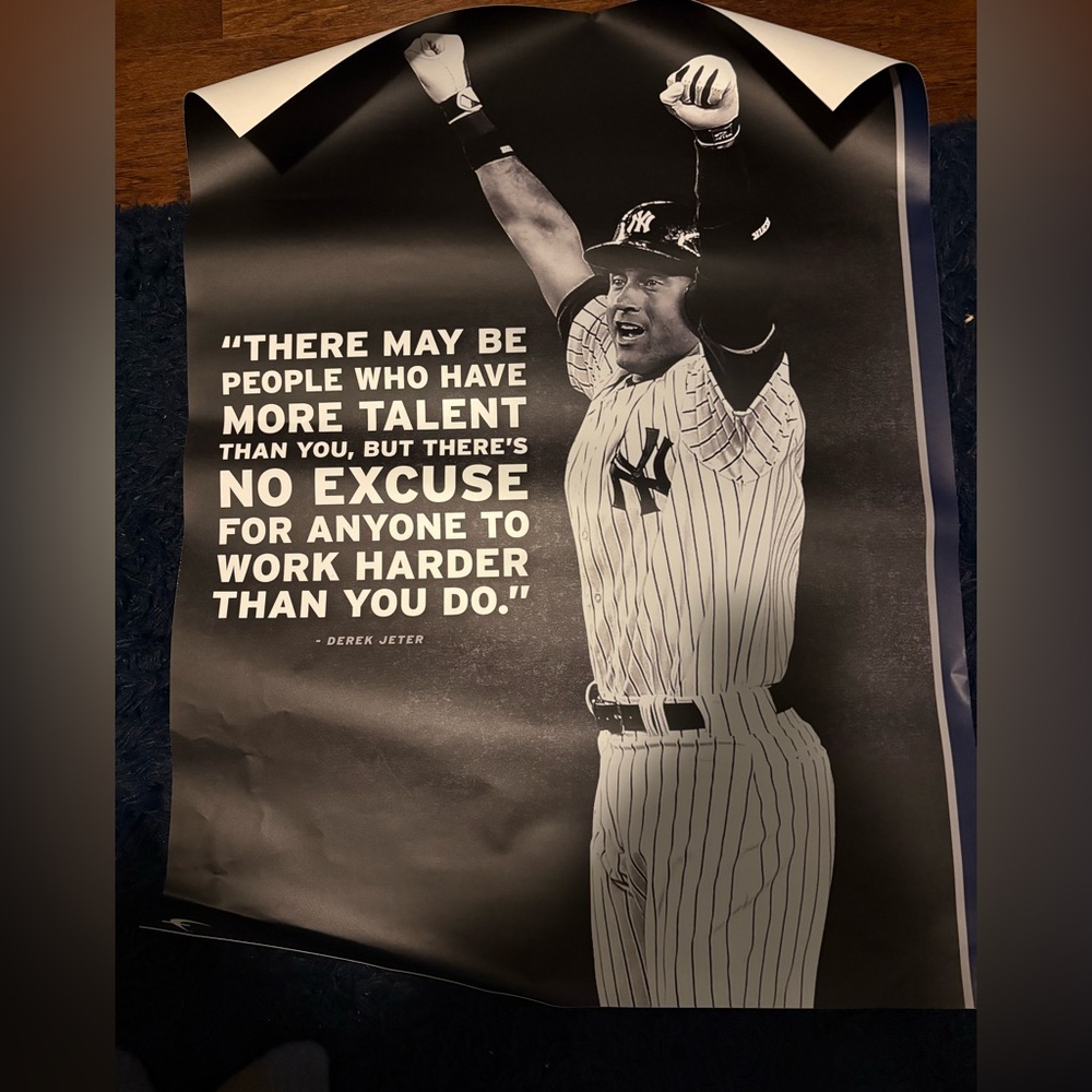 Derek Jeter Motivational Poster